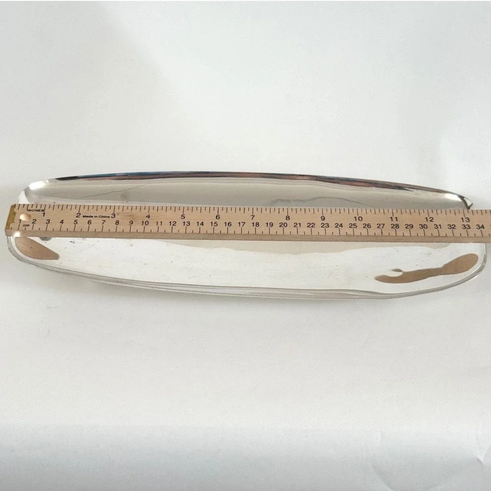 Vintage Gump's EPC Silver Plate Footed Tray‎ 13